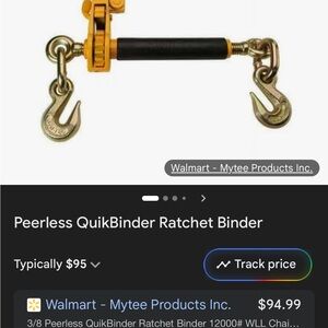 QuikBinder Ratchet Binder - Gold and Black